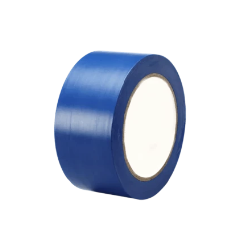 Rubalise bleu en polyéthylène de 75 mm de large pour 250 mètres de long, non adhésif