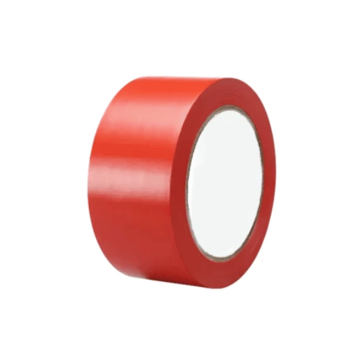 Rubalise rouge en polyéthylène de 75 mm de large pour 250 mètres de long, non adhésive
